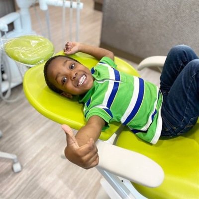 Pascagoula Kids Dental Patient Thumbs Up